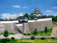白河小峰城桜御門並びに続塀復元設計